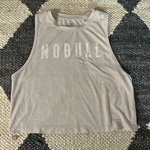 VEUC NOBULL small cream crop tank